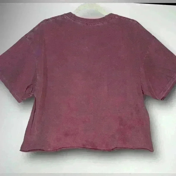 Def Leppard Pyromania 1983 TShirt Size ML Vintage Cropped has Stains and Holes - Picture 6 of 8